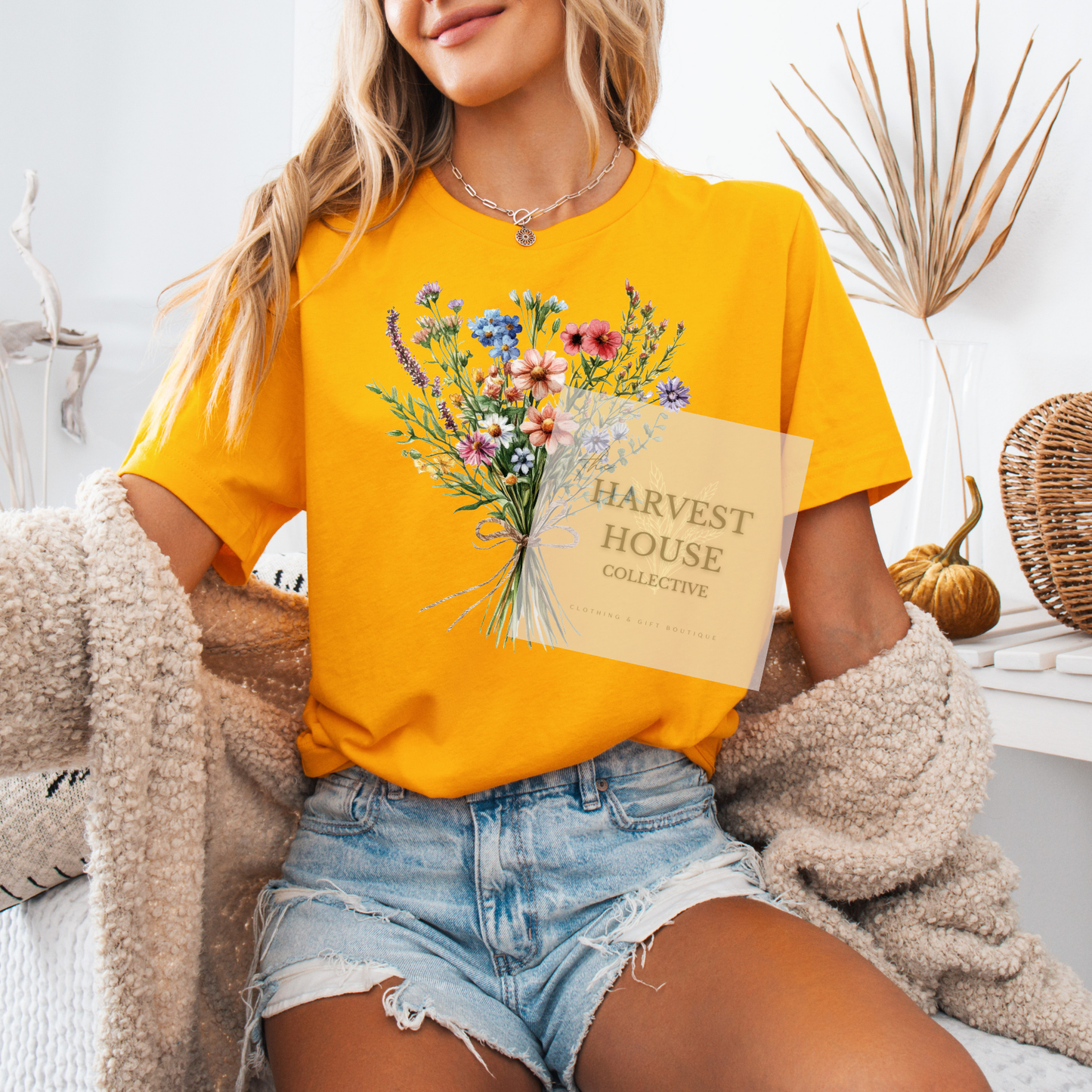 Floral Bouquet Bella Canvas Tee