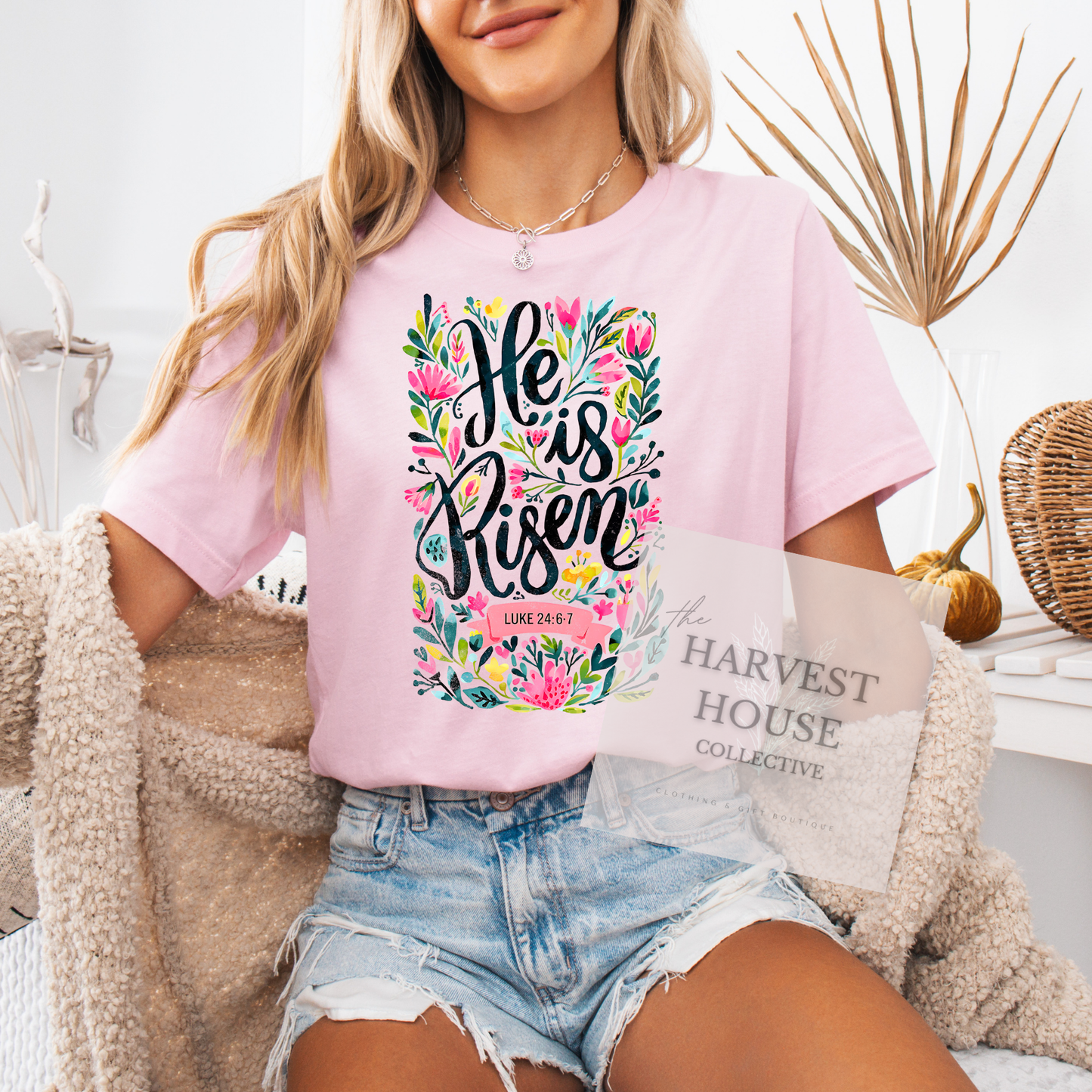 He Is Risen Tee