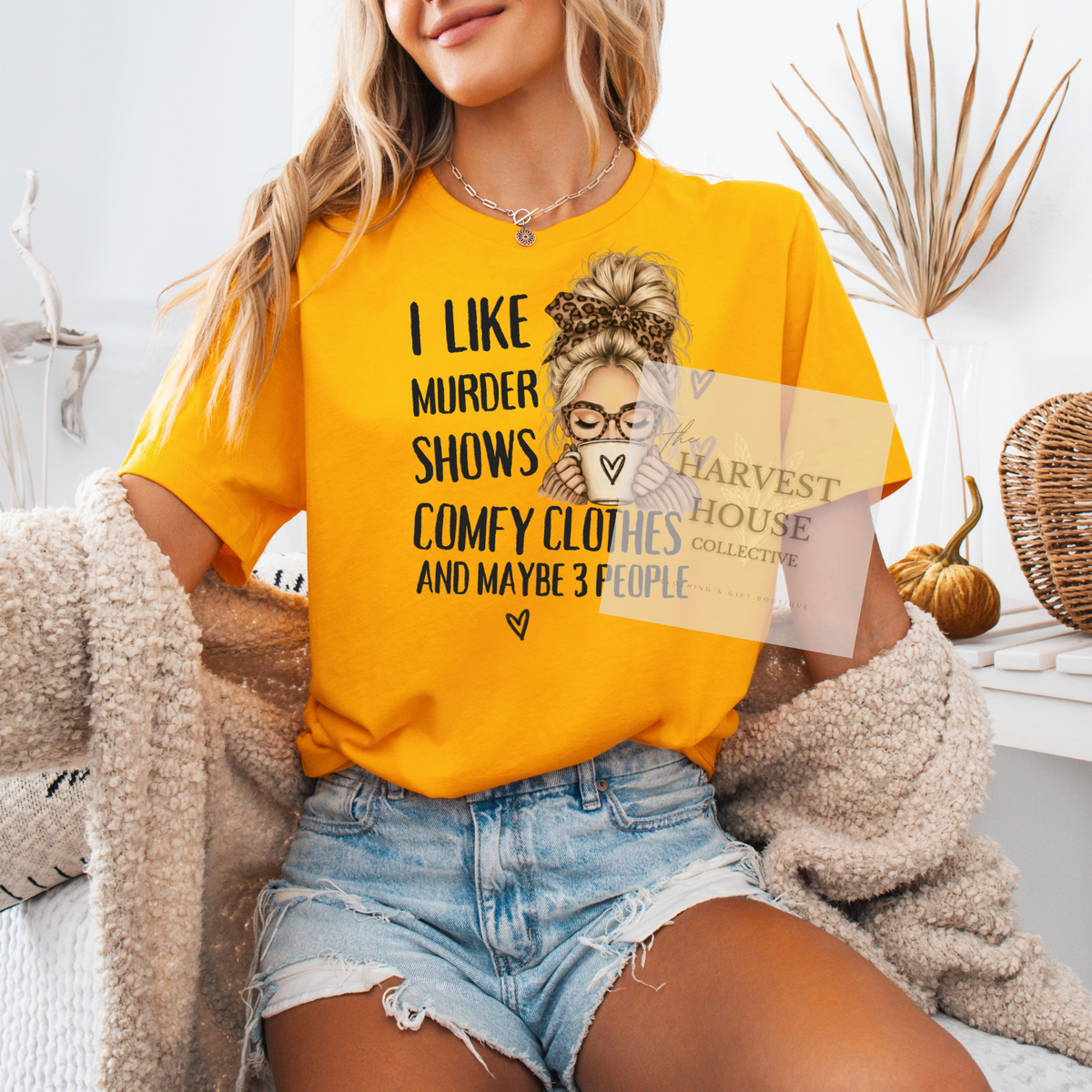 Murder Shows and Comfy Clothes Shirt