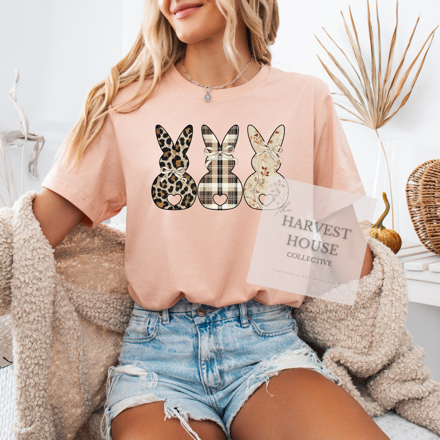Neutral Bunnies Tee