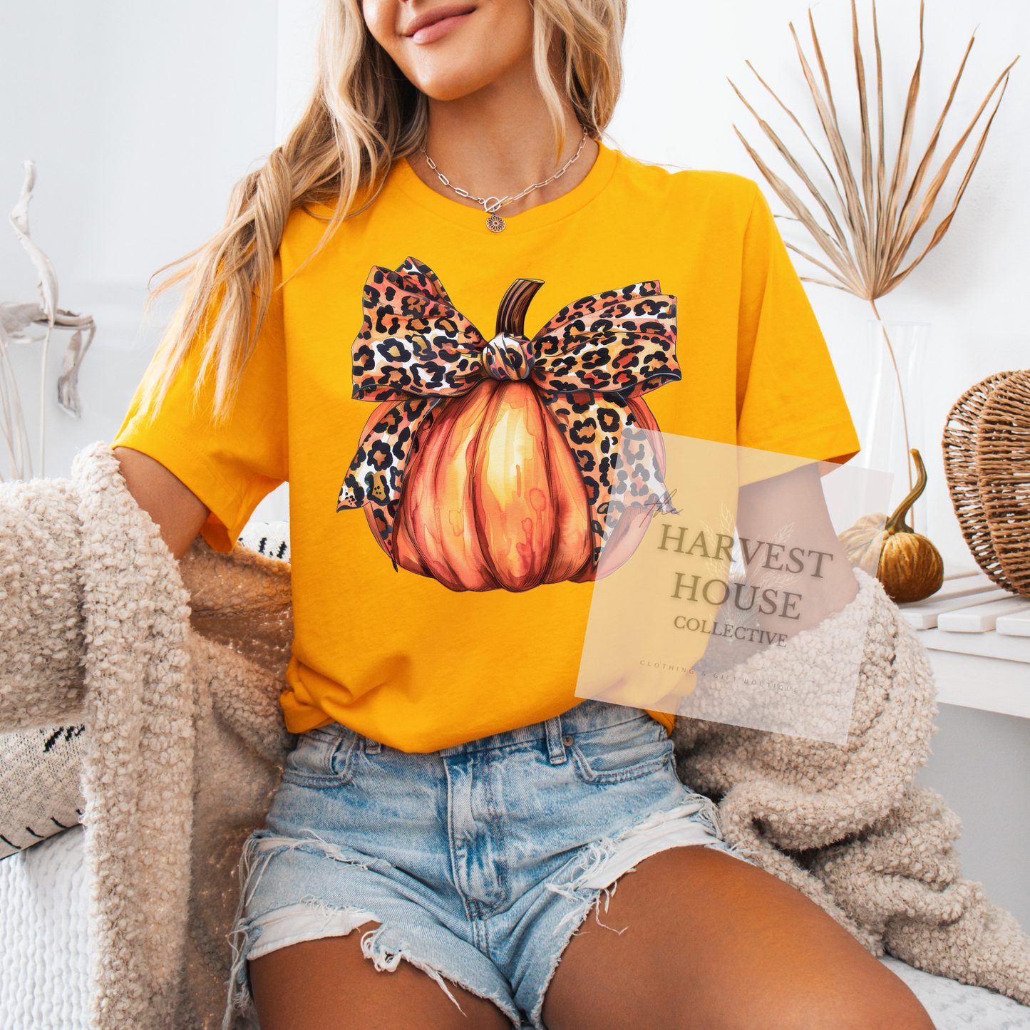 Leopard Pumpkin Tee