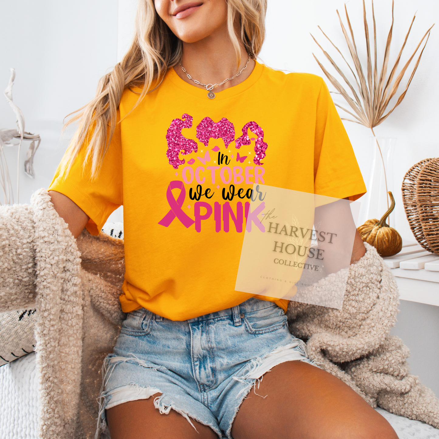 We Wear Pink Bella Canvas Tee