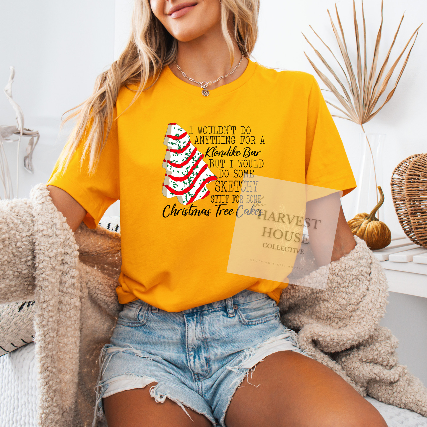 Christmas Tree Cake Bella Canvas Tee