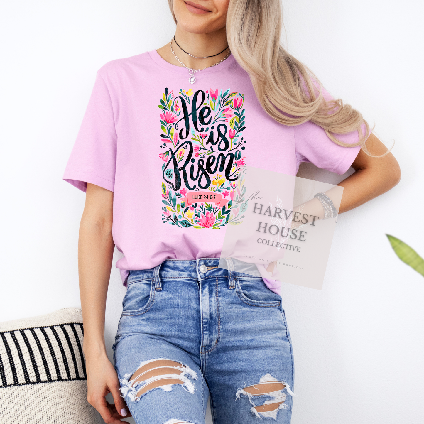 He Is Risen Tee