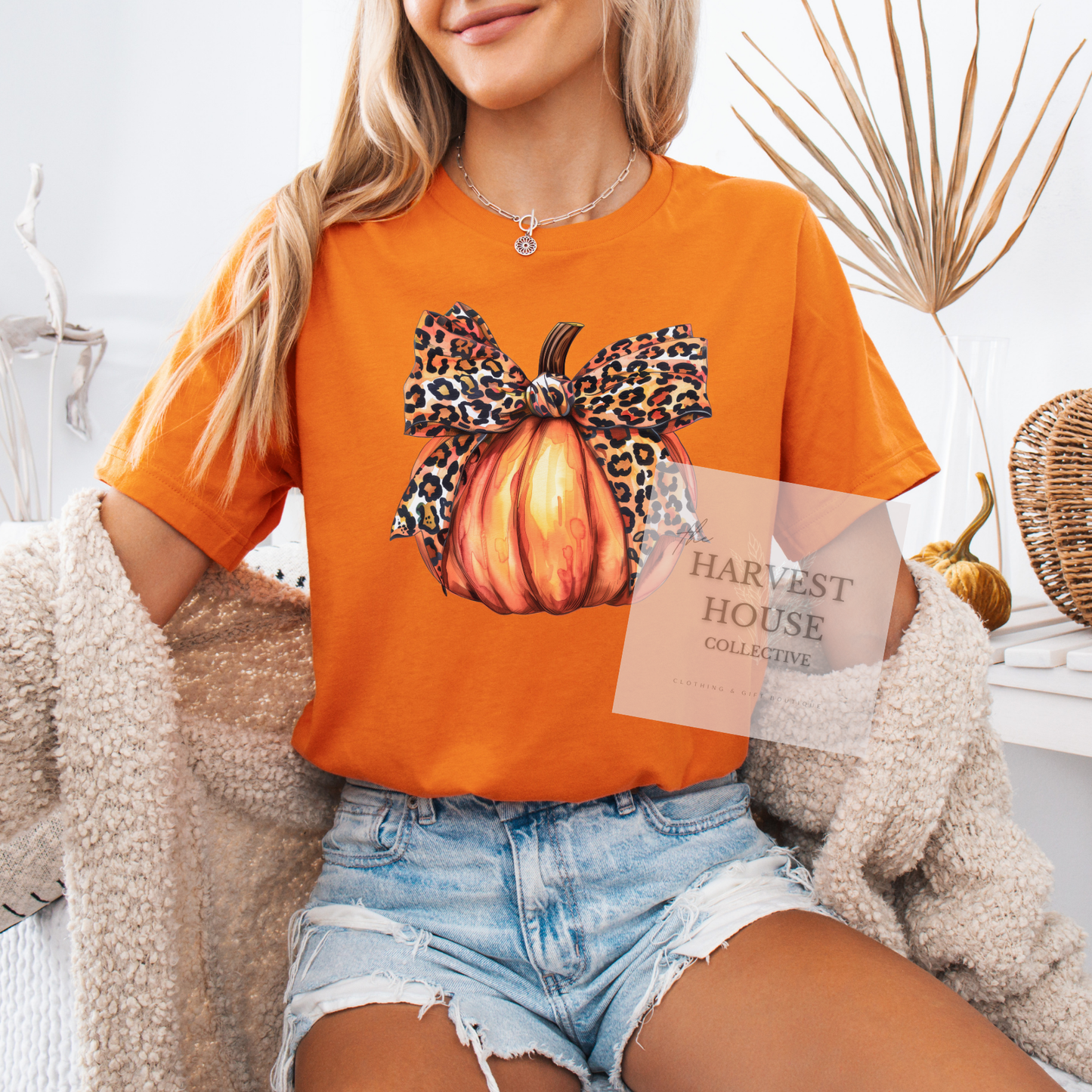 Leopard Pumpkin Tee