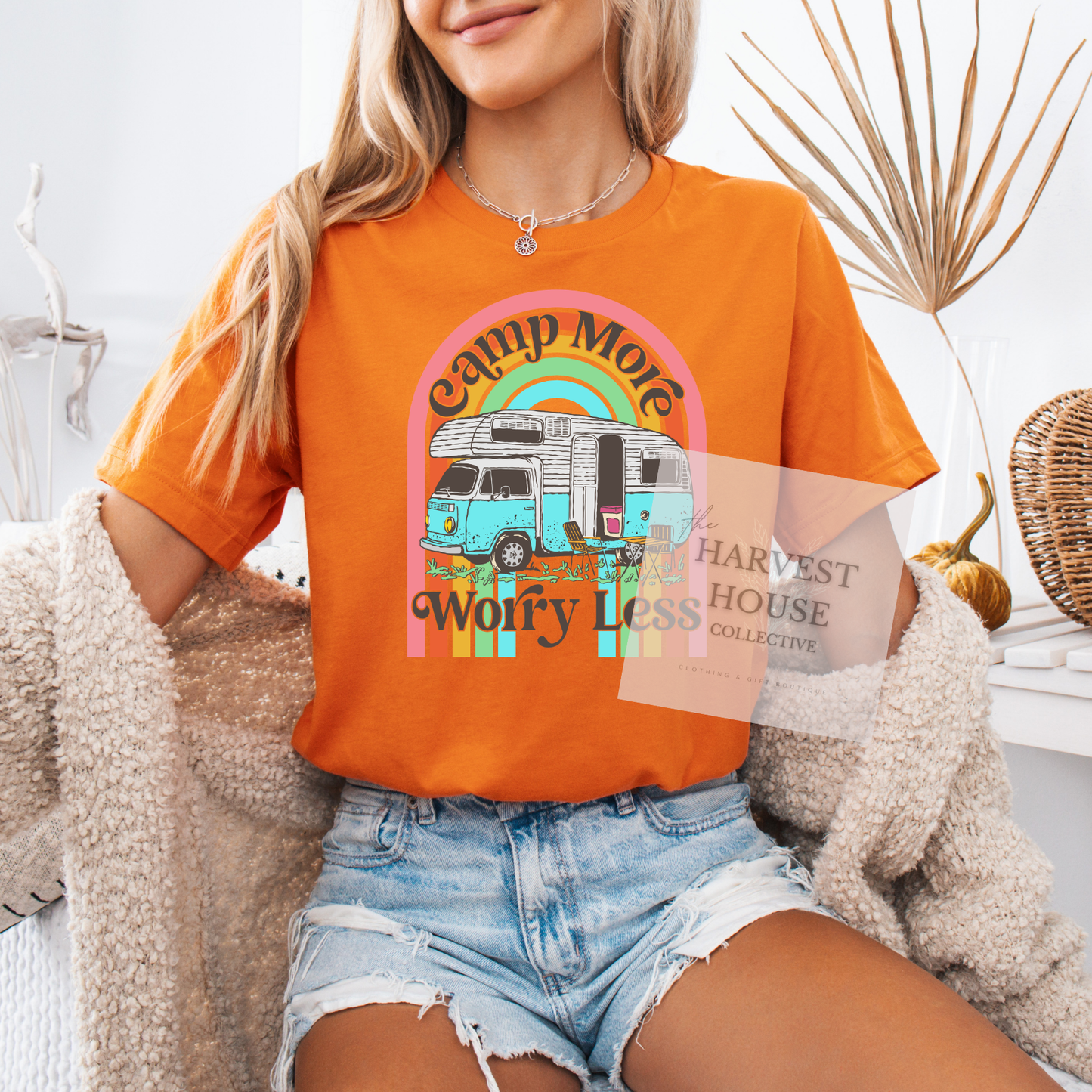 Camp More Worry Less Bella Canvas Tee