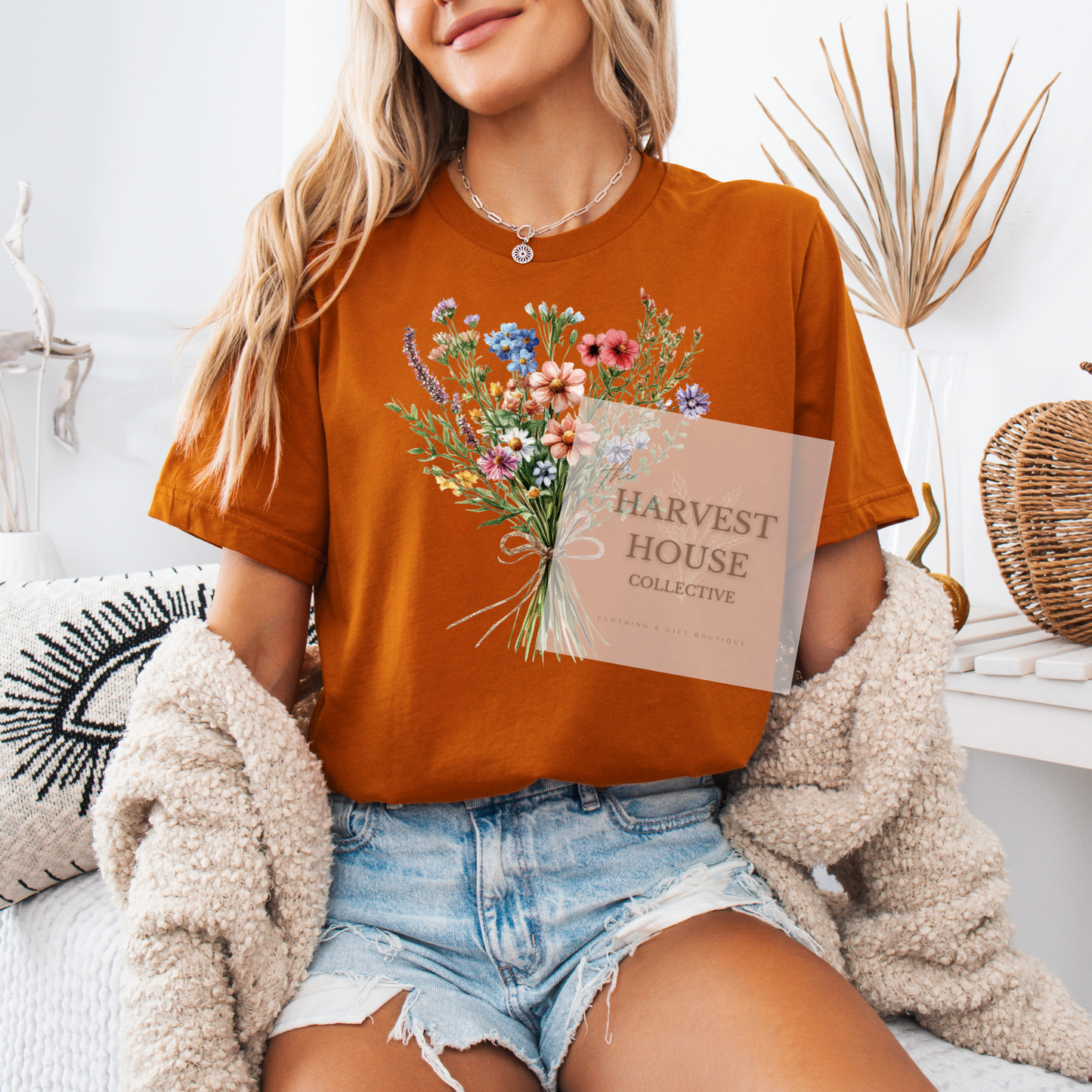 Floral Bouquet Bella Canvas Tee