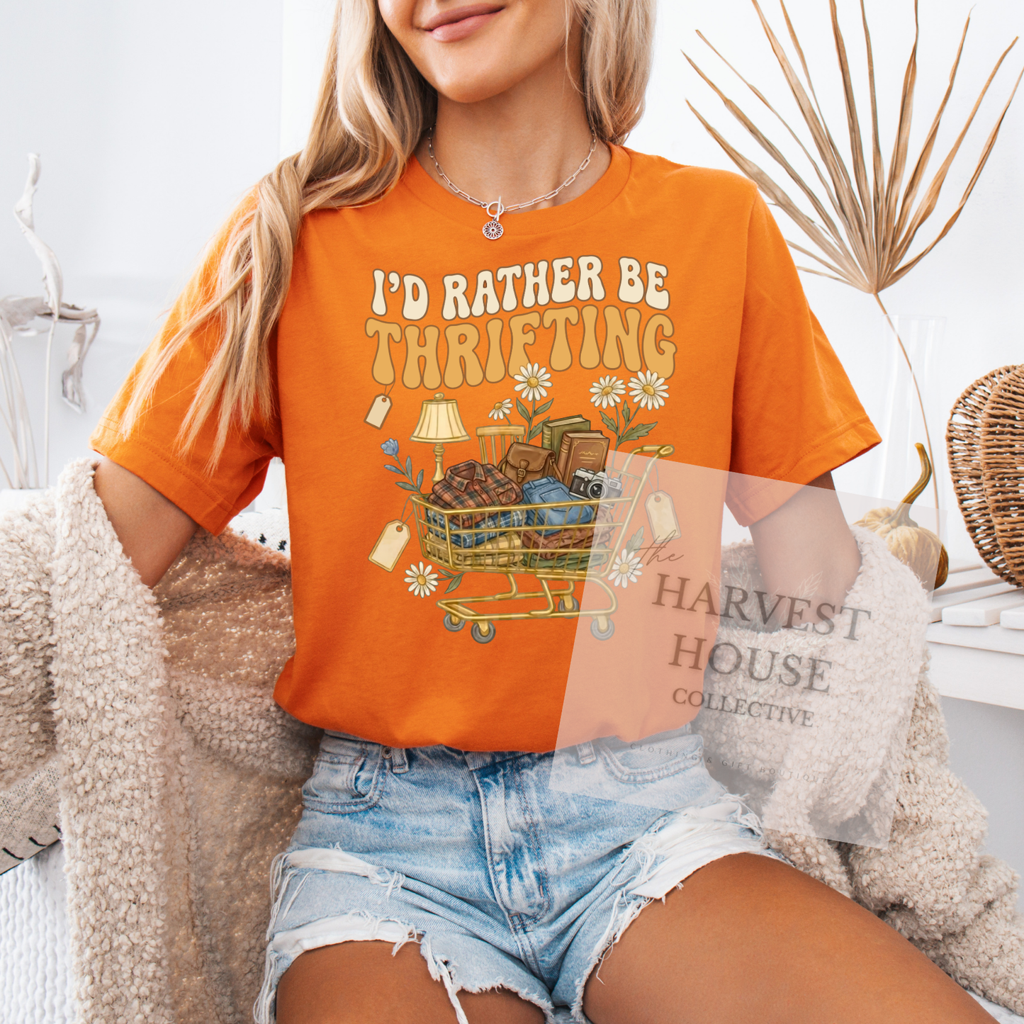I'd Rather Be Thrifting Bella Canvas Tee