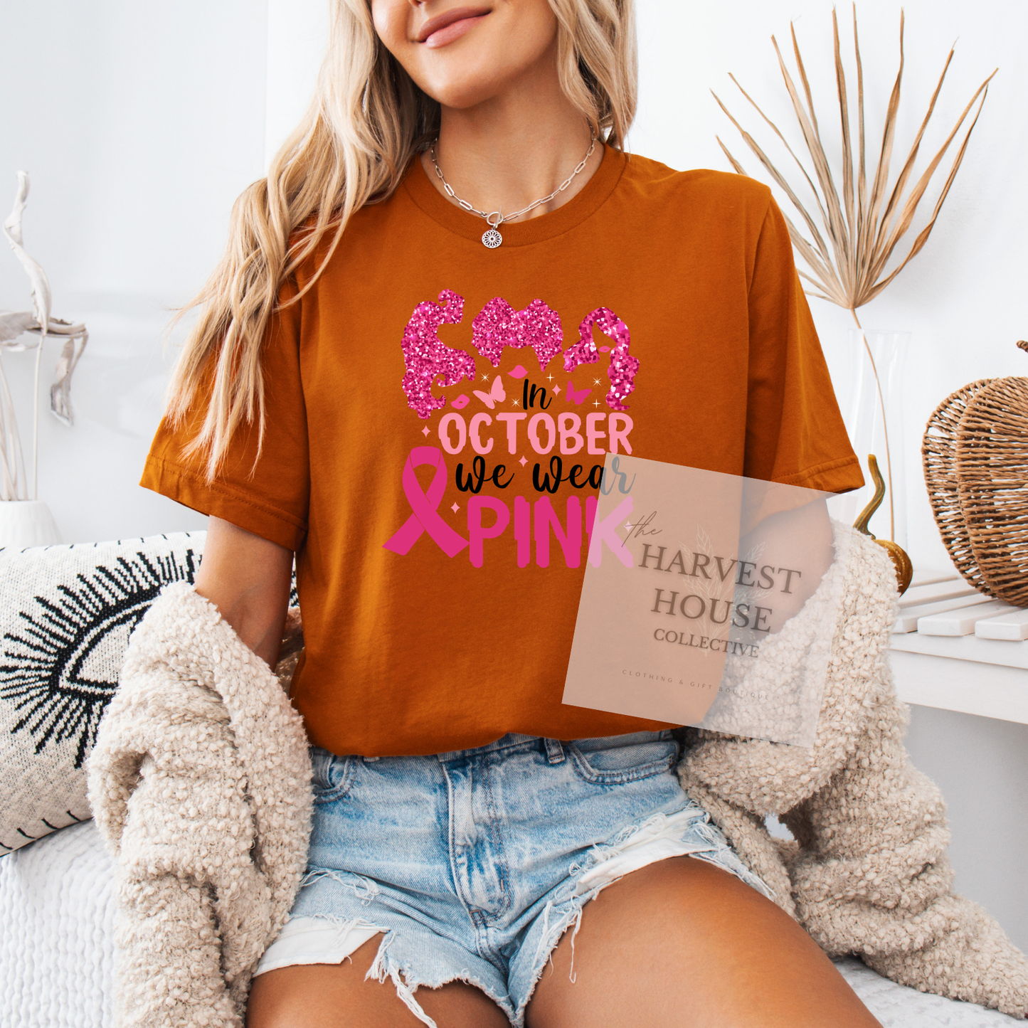 We Wear Pink Bella Canvas Tee