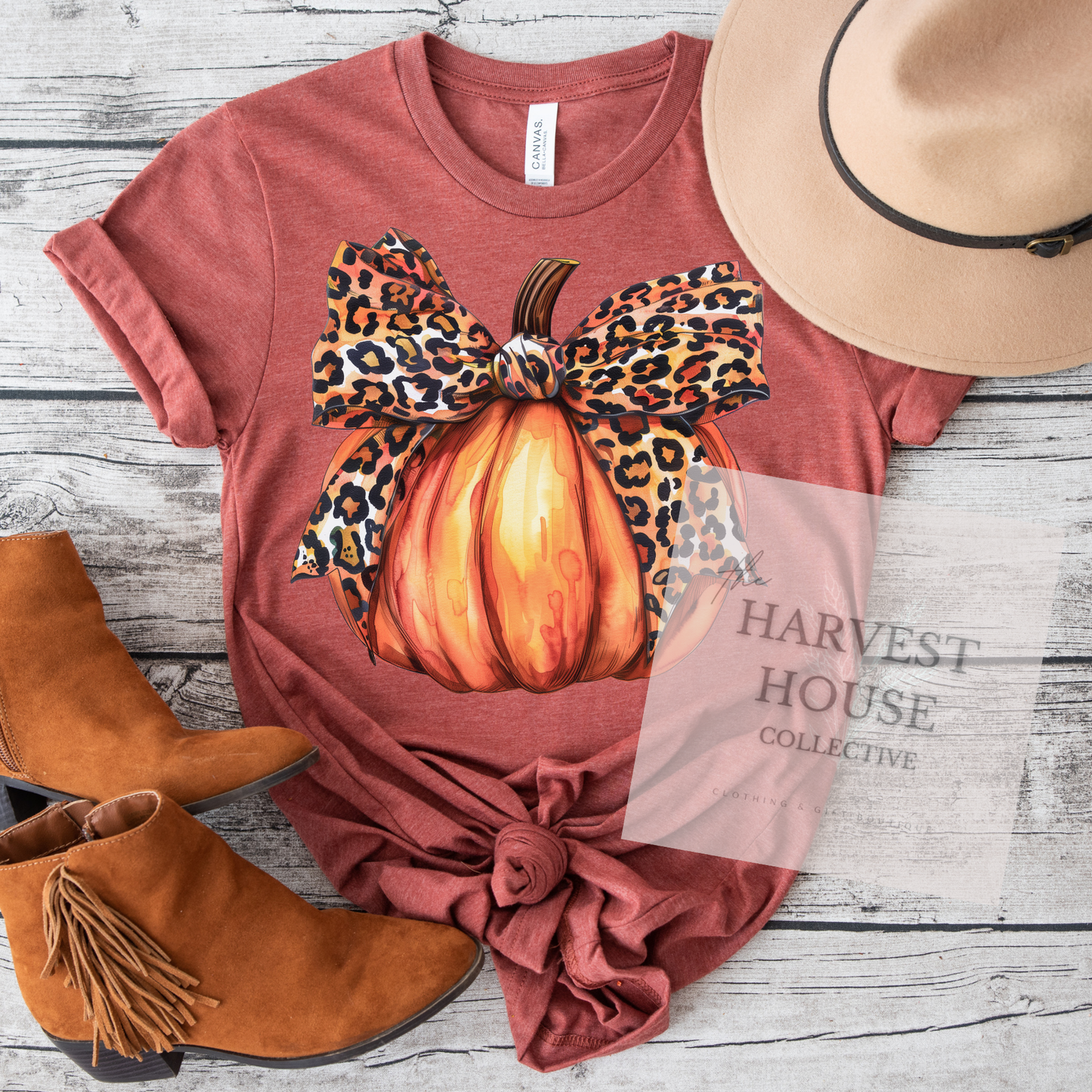 Leopard Pumpkin Tee
