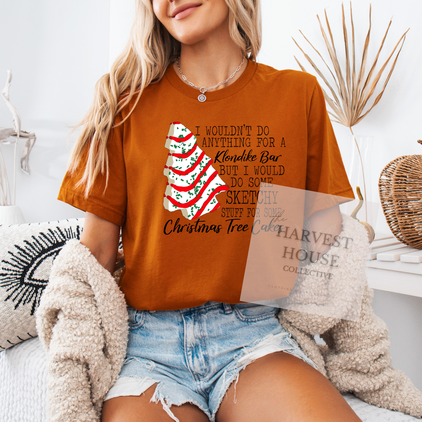 Christmas Tree Cake Bella Canvas Tee