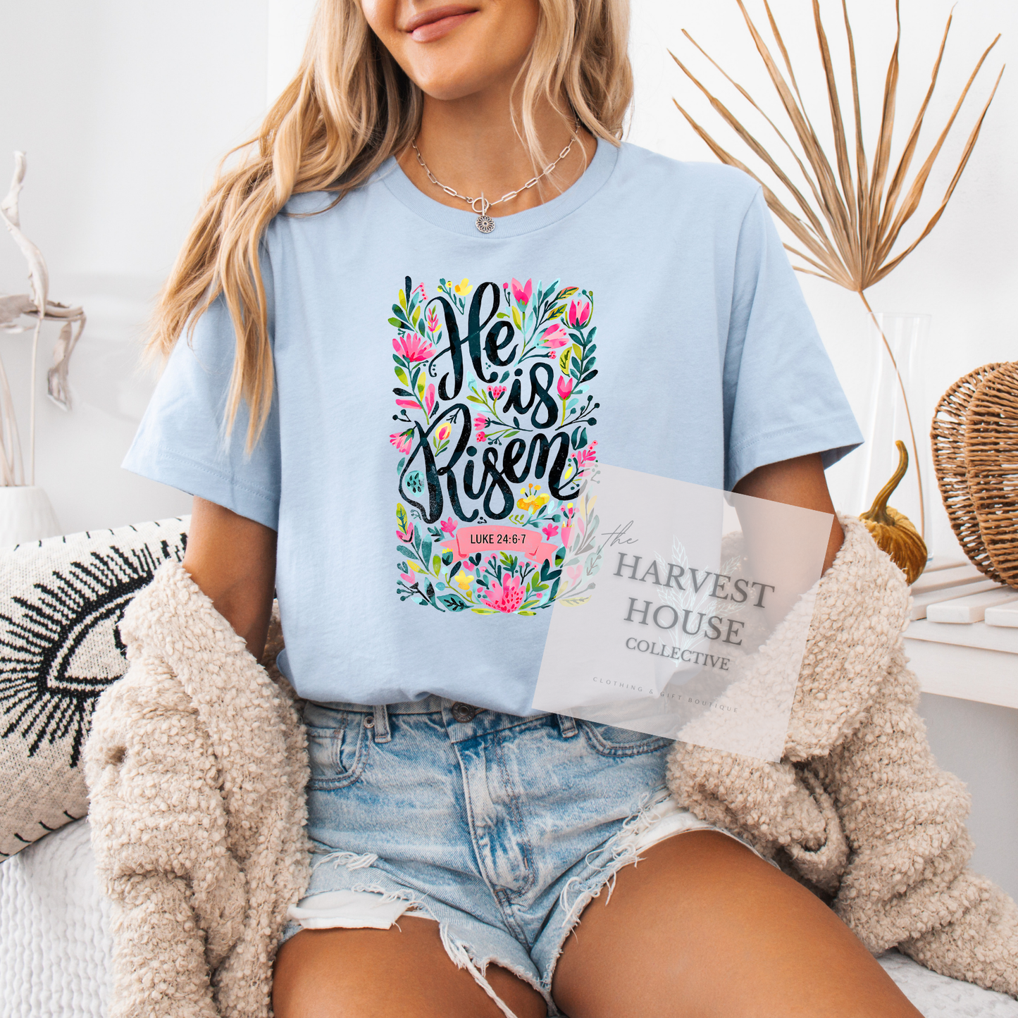 He Is Risen Tee