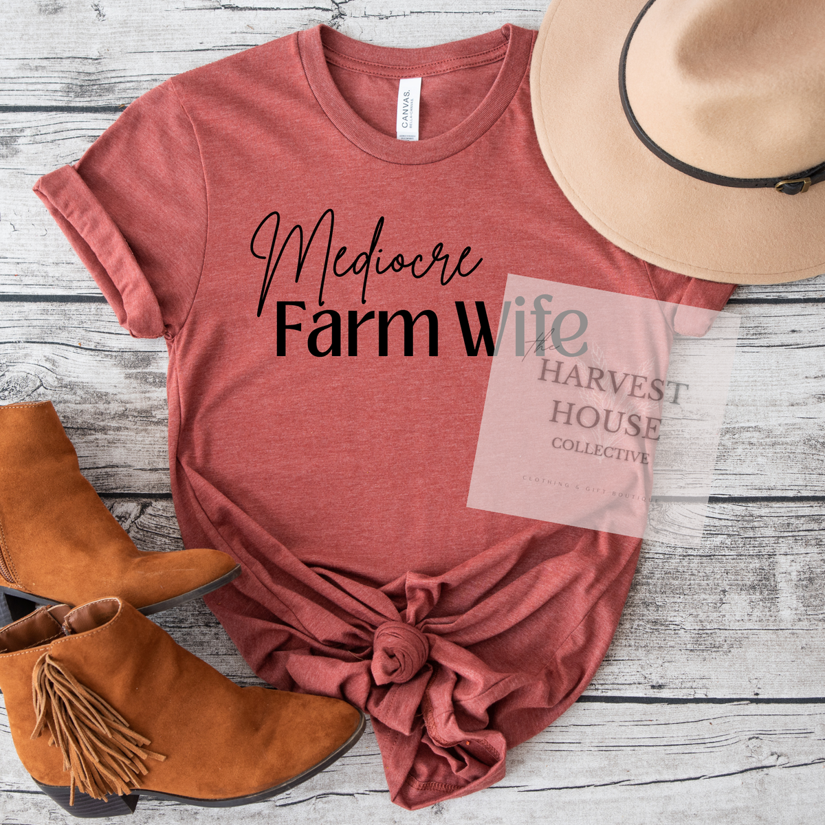 Mediocre Farm Wife Tee