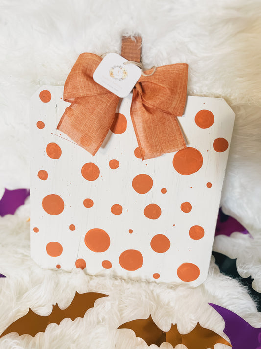 Polka Dot Pumpkin