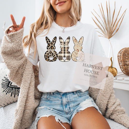 Neutral Bunnies Tee