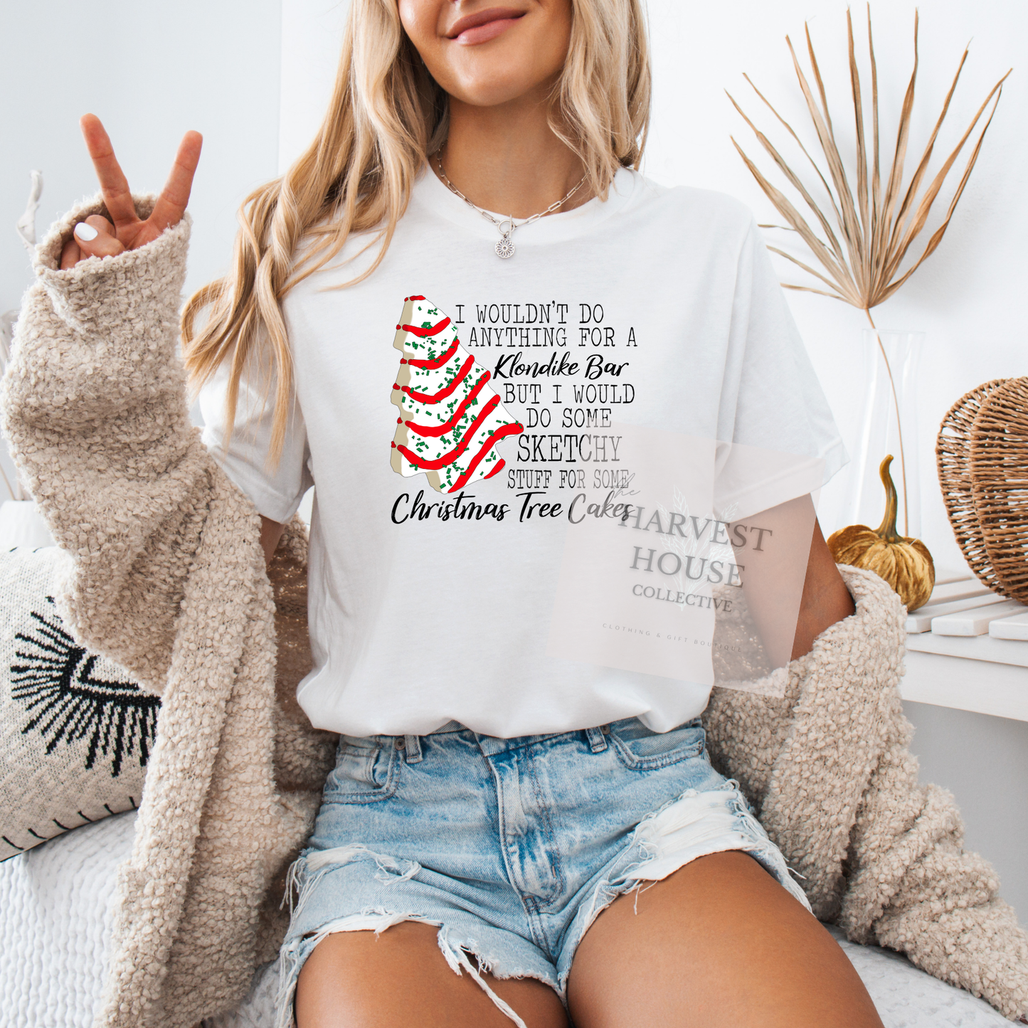 Christmas Tree Cake Bella Canvas Tee