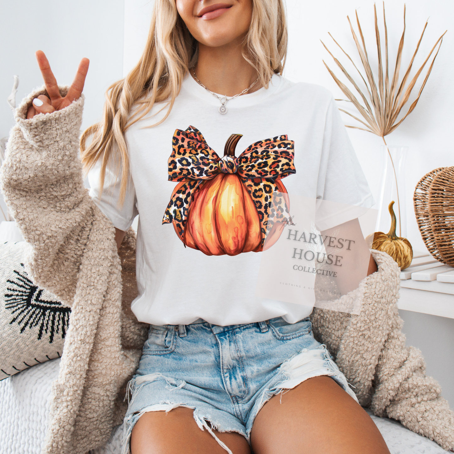 Leopard Pumpkin Tee