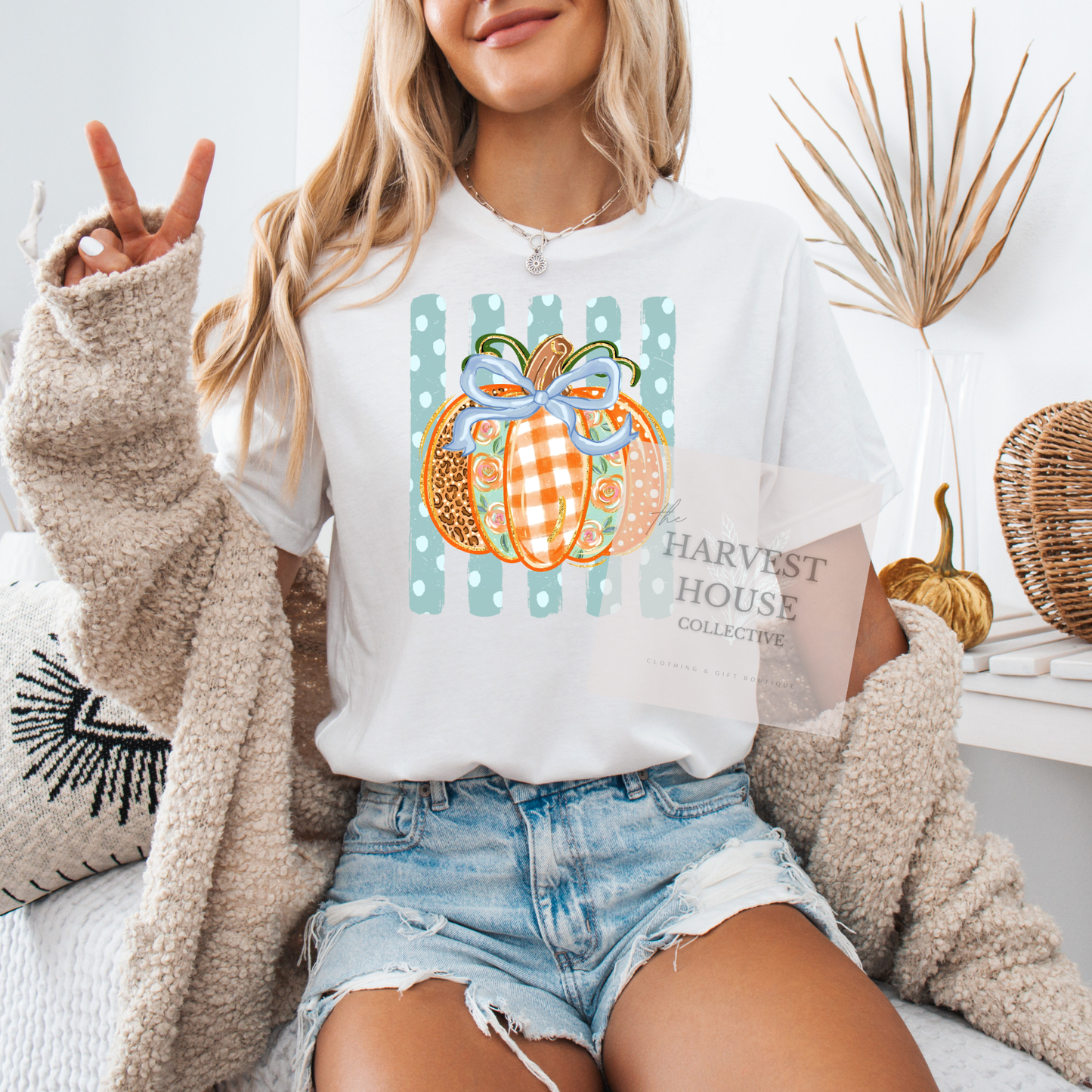 Polka Dot Pumpkin Tee