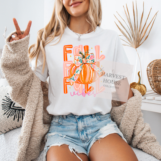 Orange Fall Bella Canvas Tee