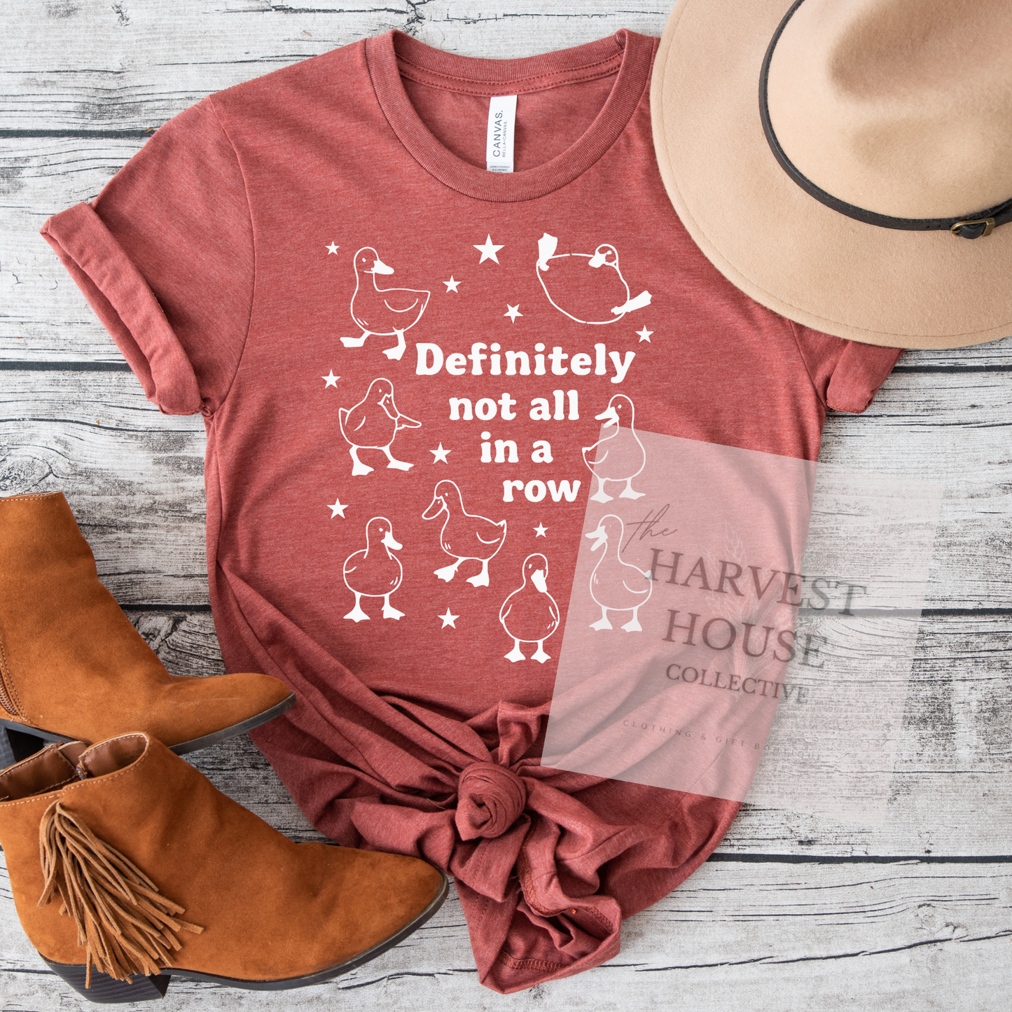 Ducks In A Row Tee