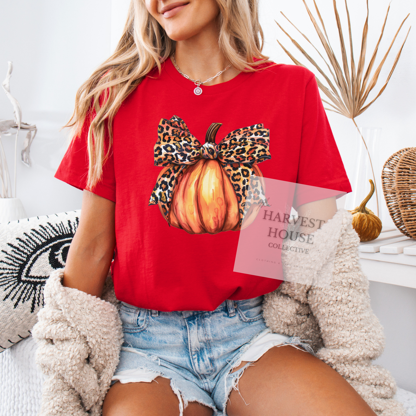 Leopard Pumpkin Tee