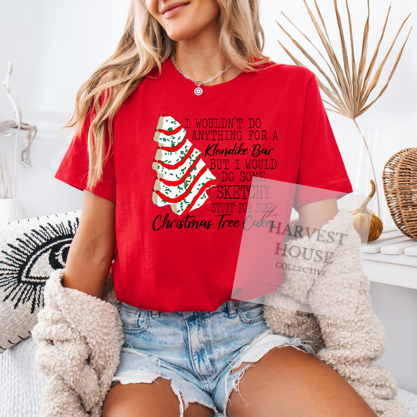 Christmas Tree Cake Bella Canvas Tee