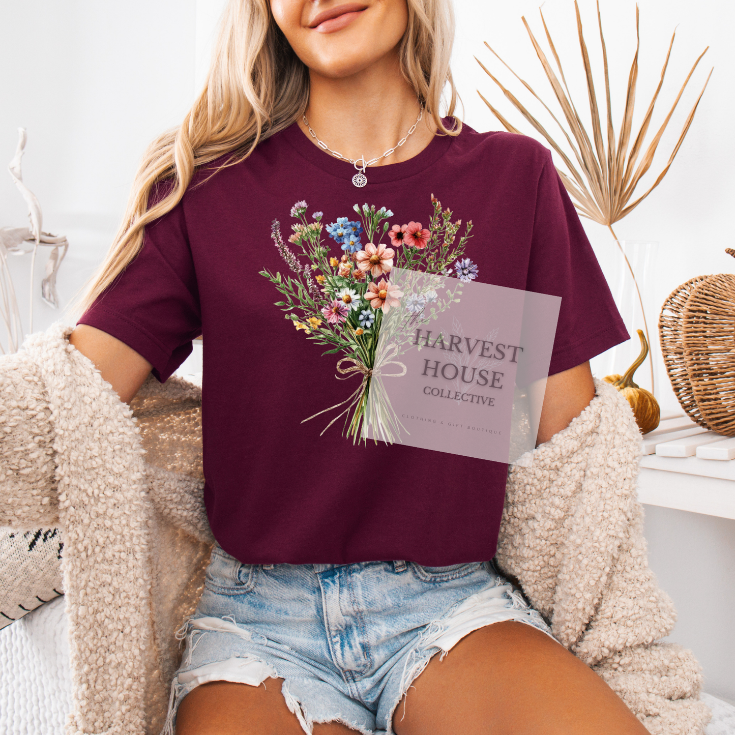 Floral Bouquet Bella Canvas Tee