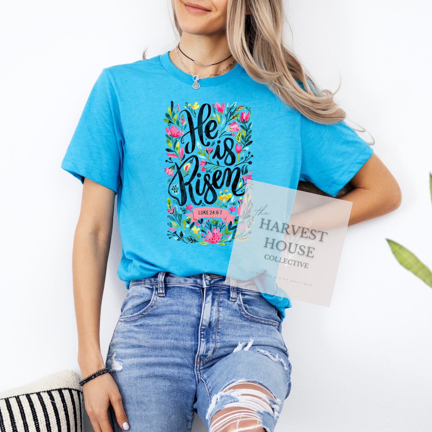 He Is Risen Tee