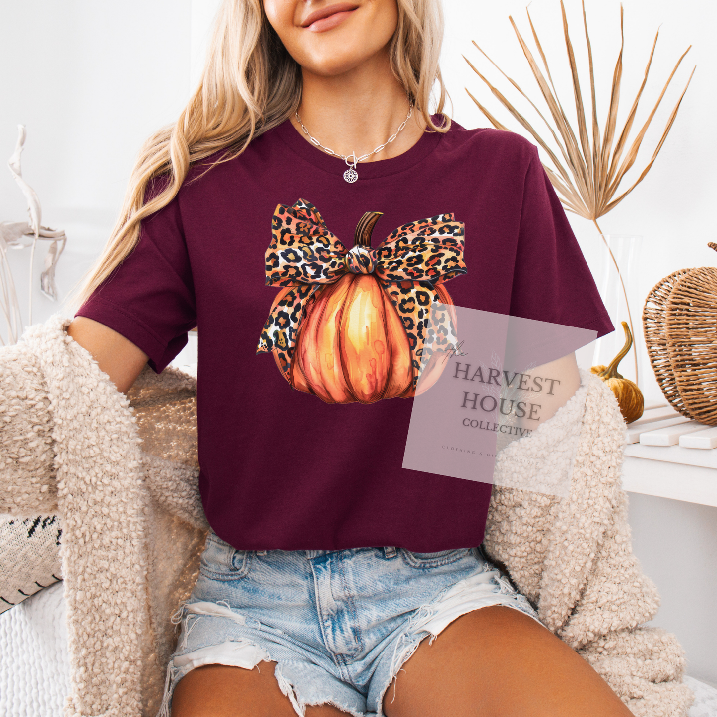 Leopard Pumpkin Tee