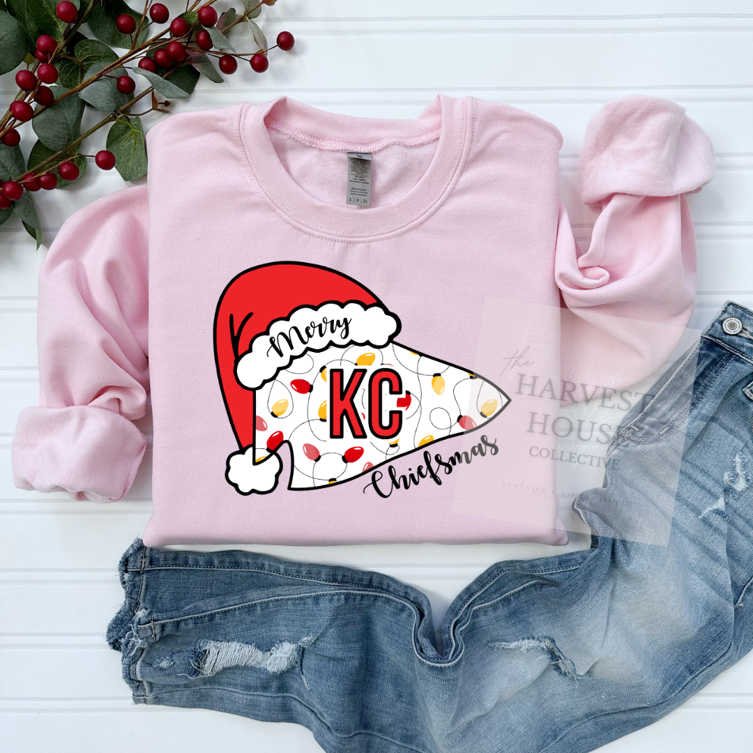 KC Santa Hat Sweatshirt