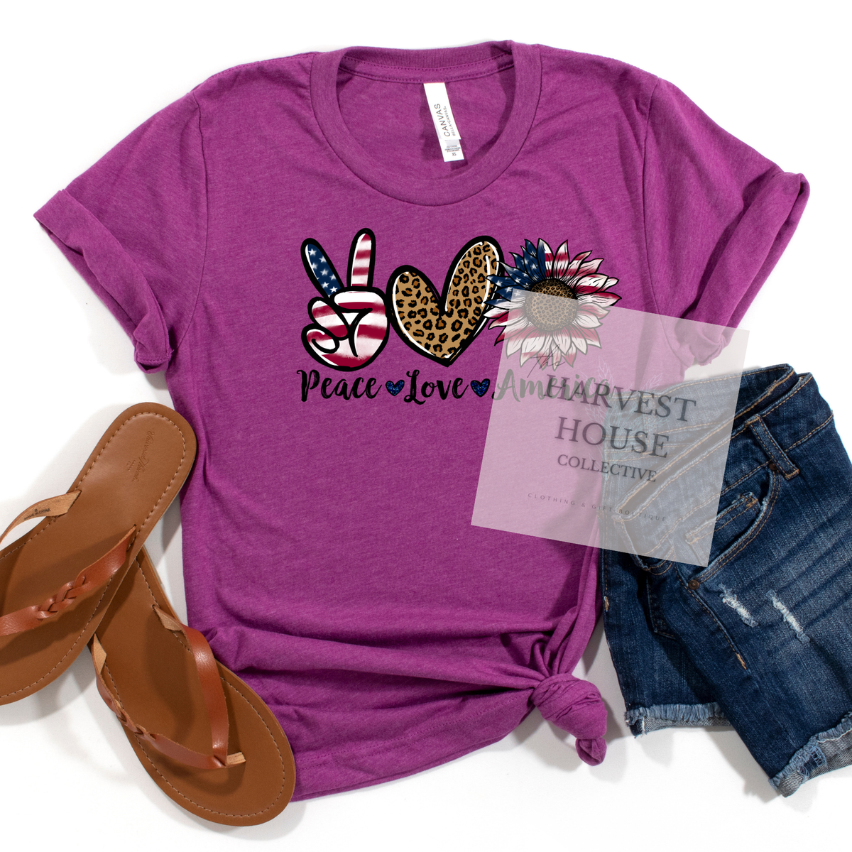 Peace Love America Shirt