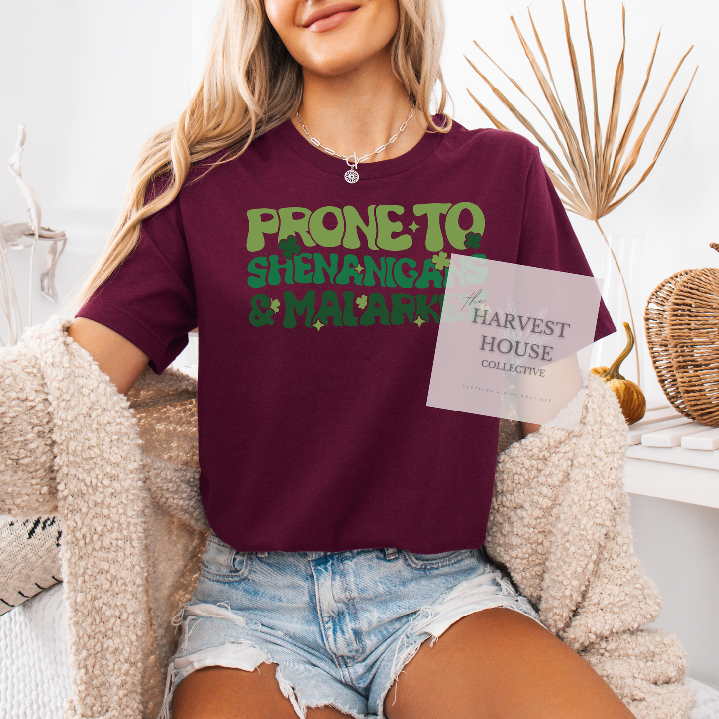 Prone To Shenanigans And Malarky Bella Canvas Tee
