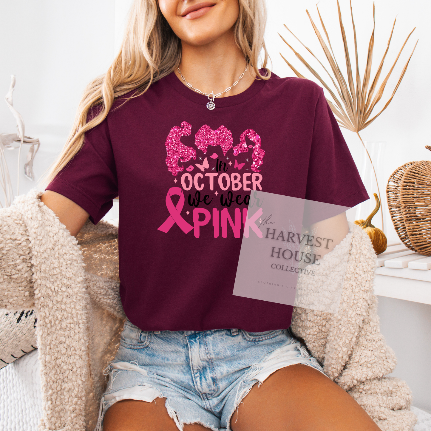 We Wear Pink Bella Canvas Tee