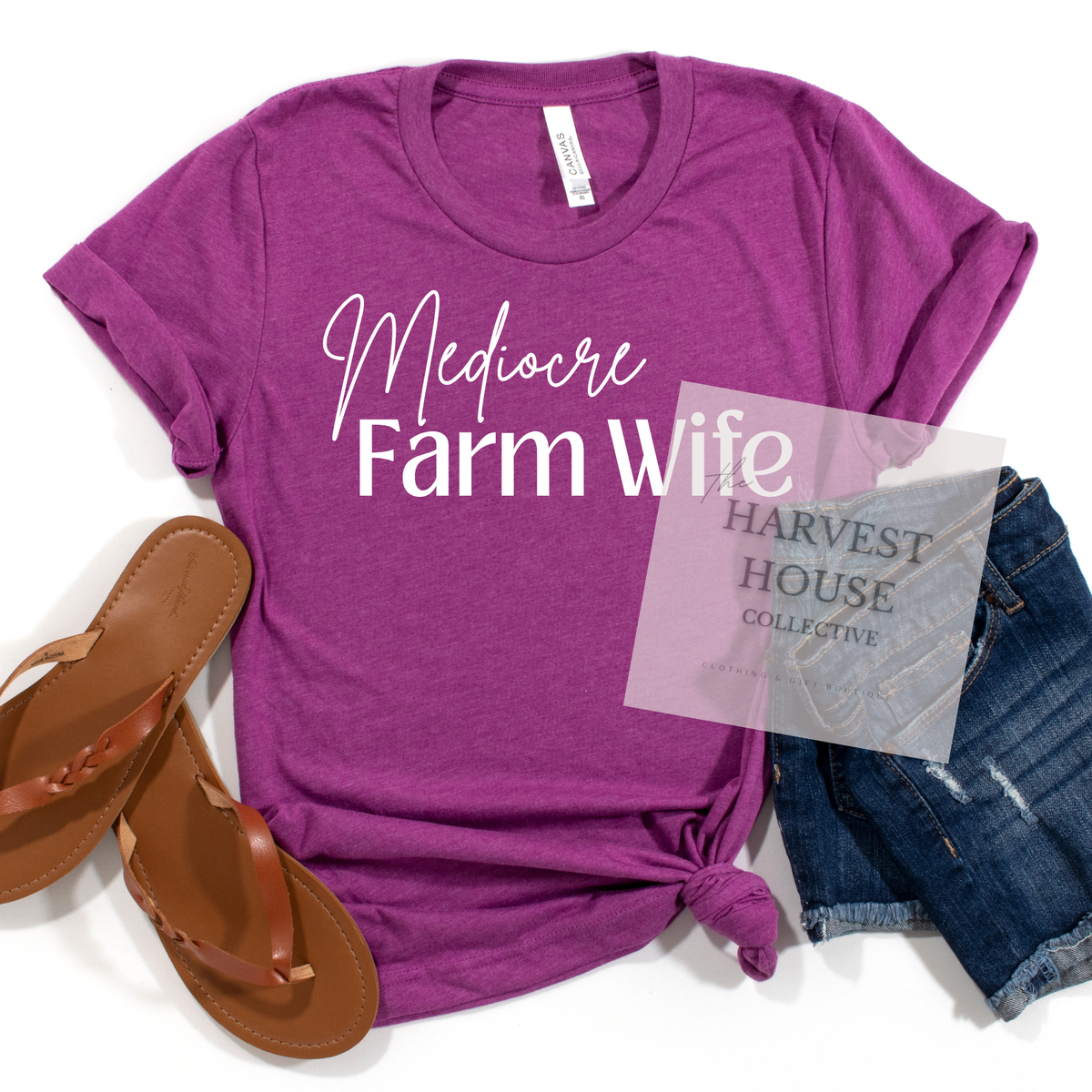 Mediocre Farm Wife Tee