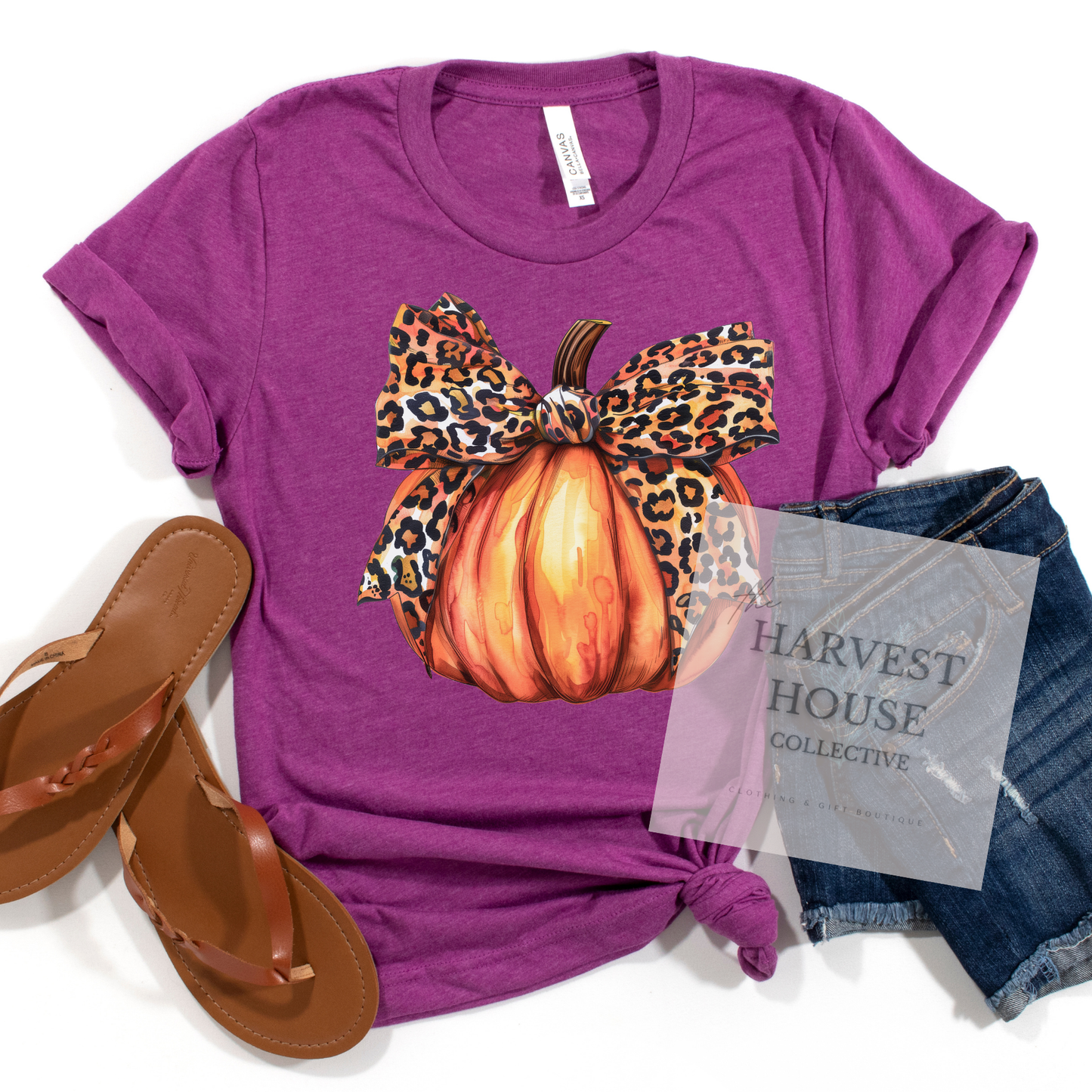 Leopard Pumpkin Tee