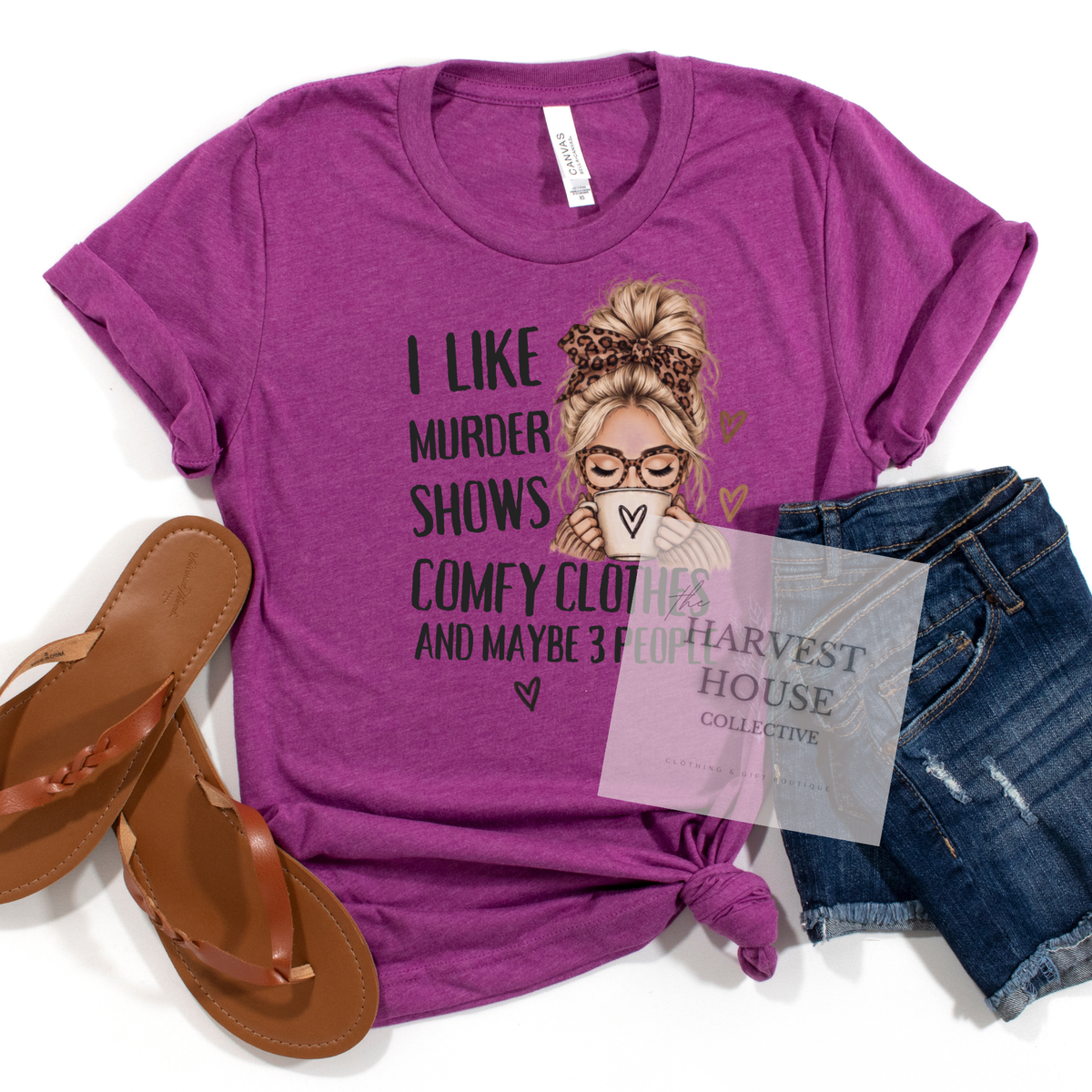 Murder Shows and Comfy Clothes Shirt