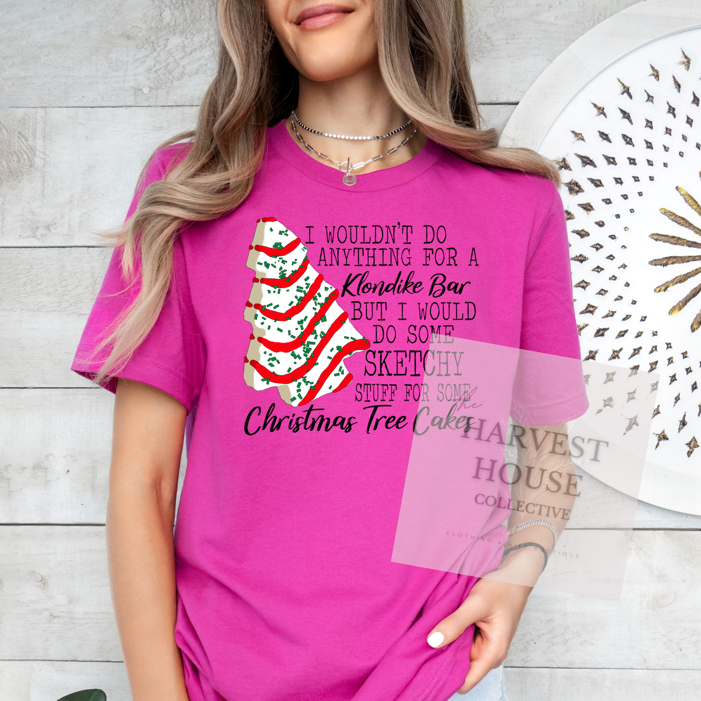 Christmas Tree Cake Bella Canvas Tee