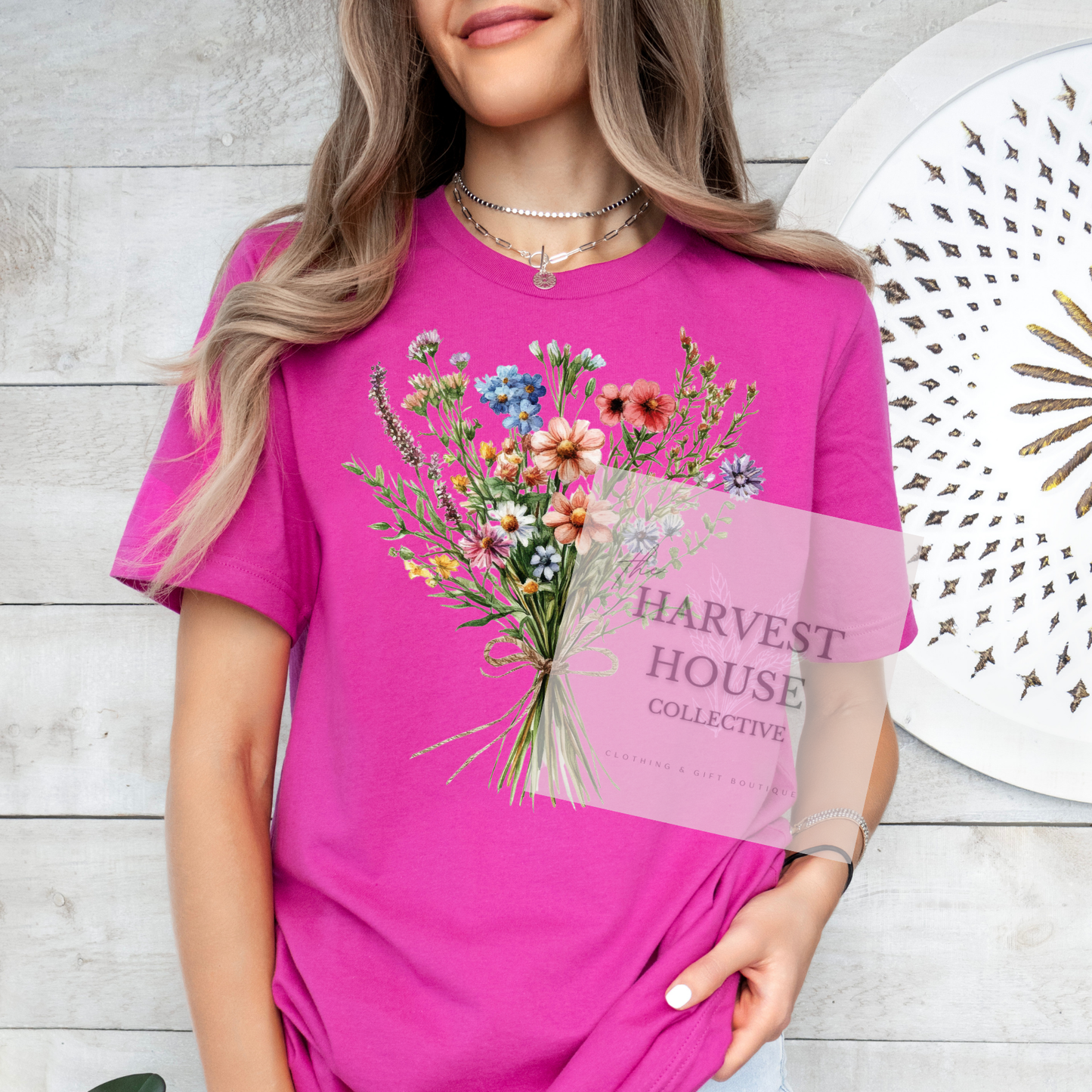 Floral Bouquet Bella Canvas Tee