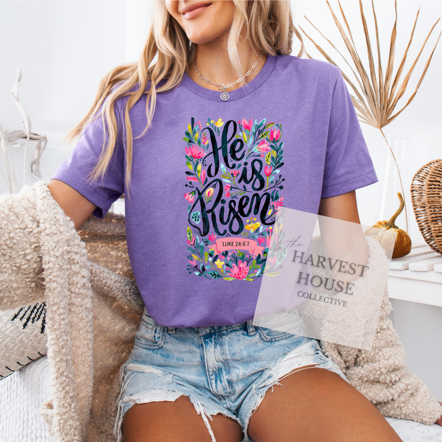He Is Risen Tee