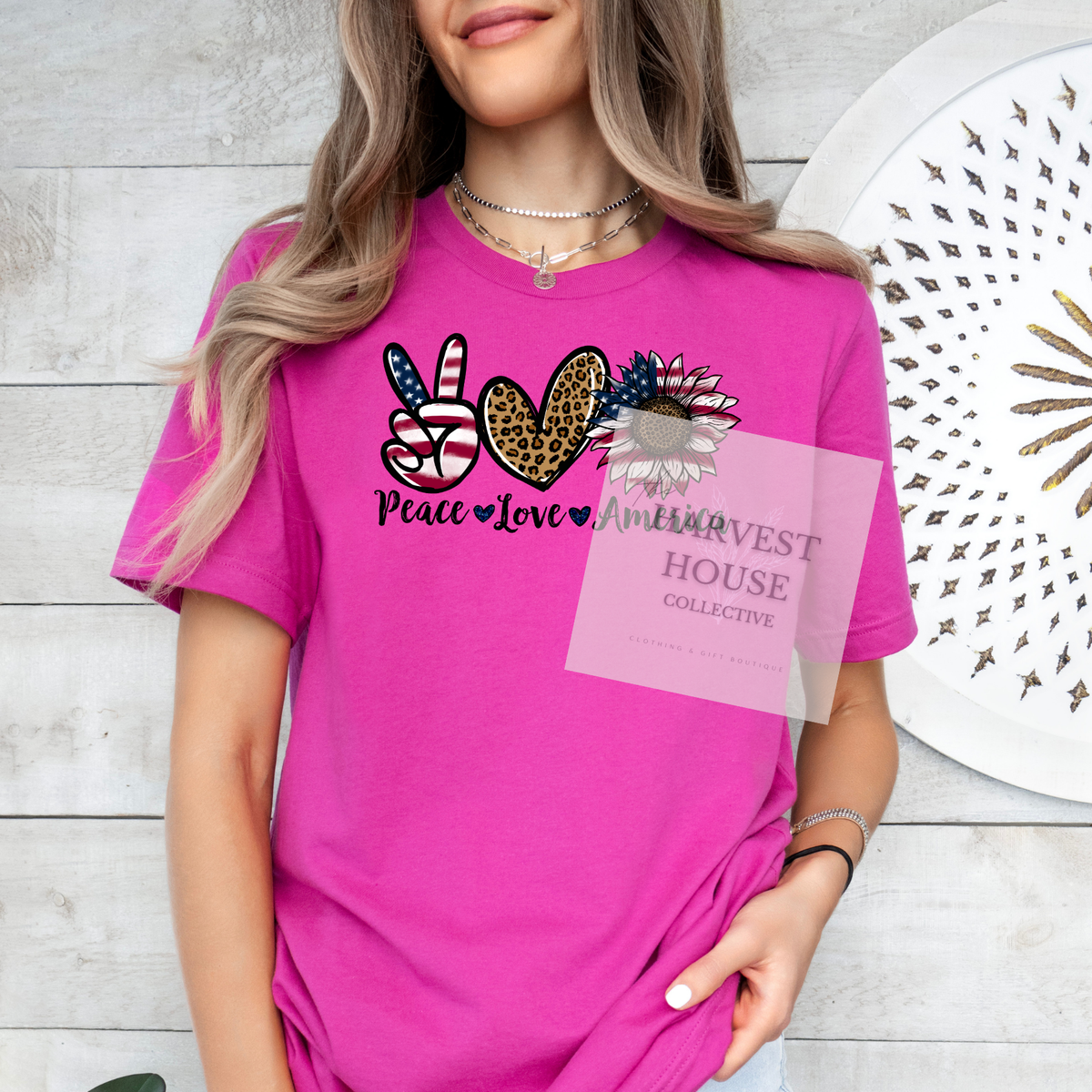 Peace Love America Shirt