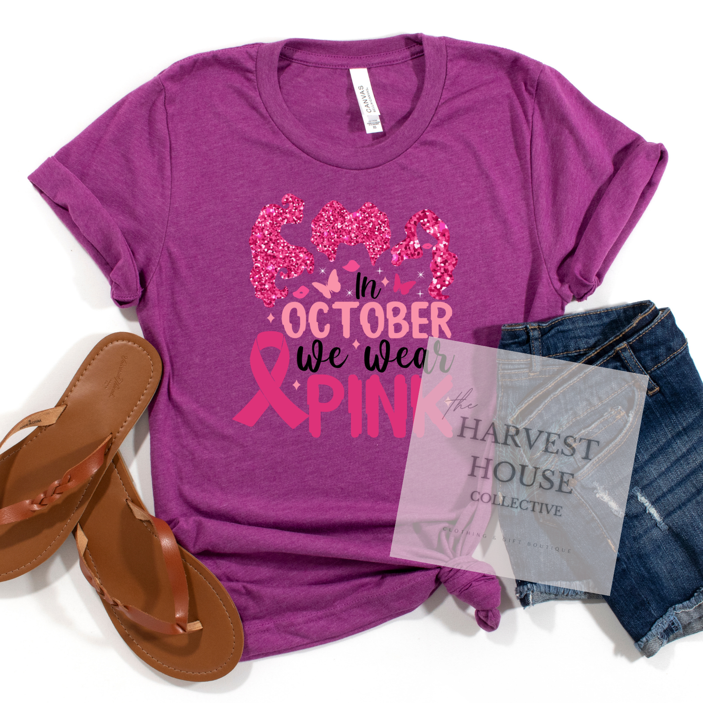 We Wear Pink Bella Canvas Tee