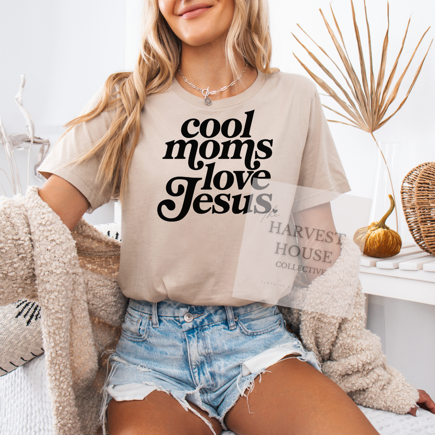 Cool Moms Love Jesus Tee