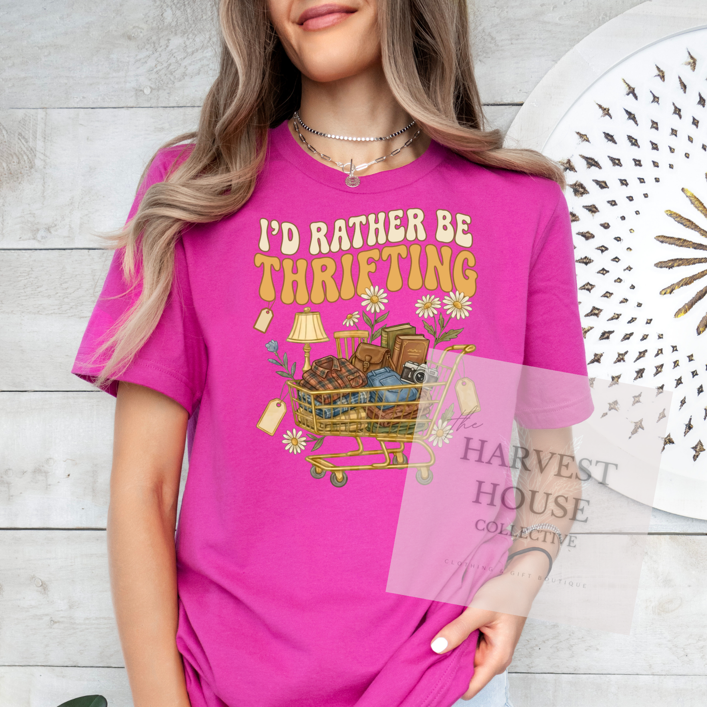 I'd Rather Be Thrifting Bella Canvas Tee