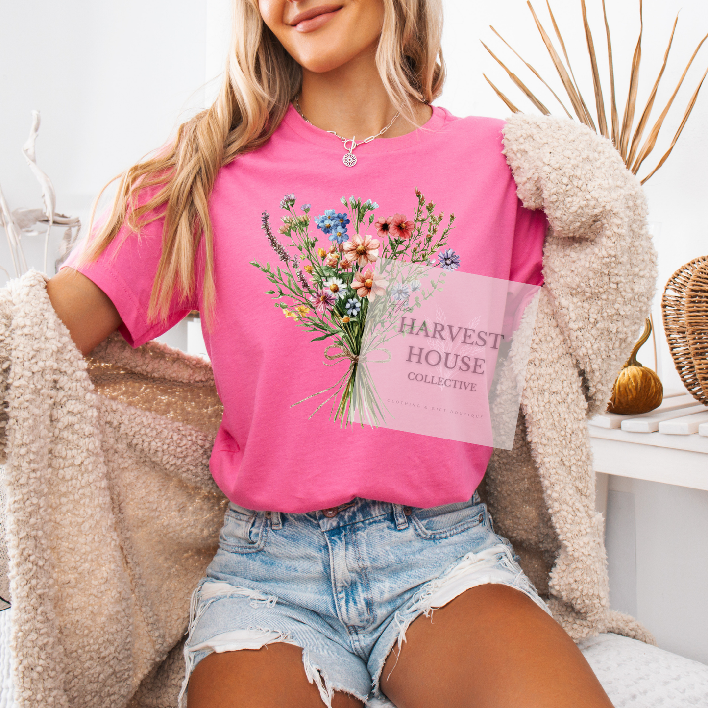 Floral Bouquet Bella Canvas Tee