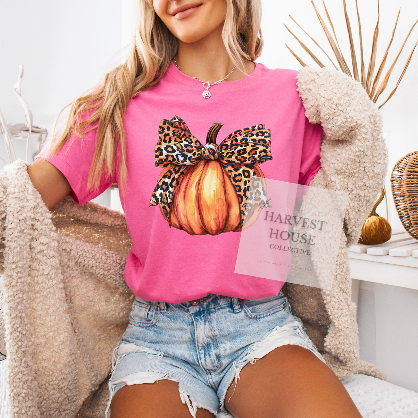 Leopard Pumpkin Tee