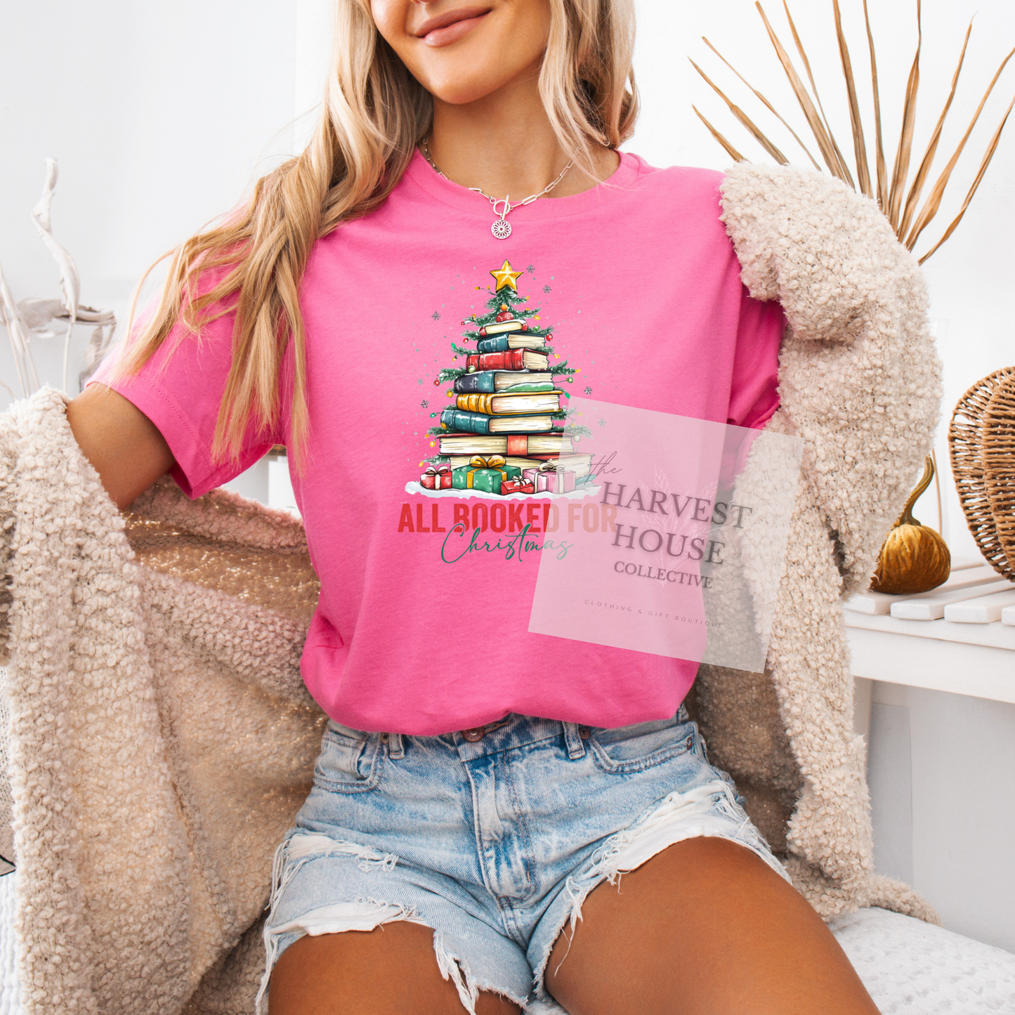 All Booked For Christmas Shirt