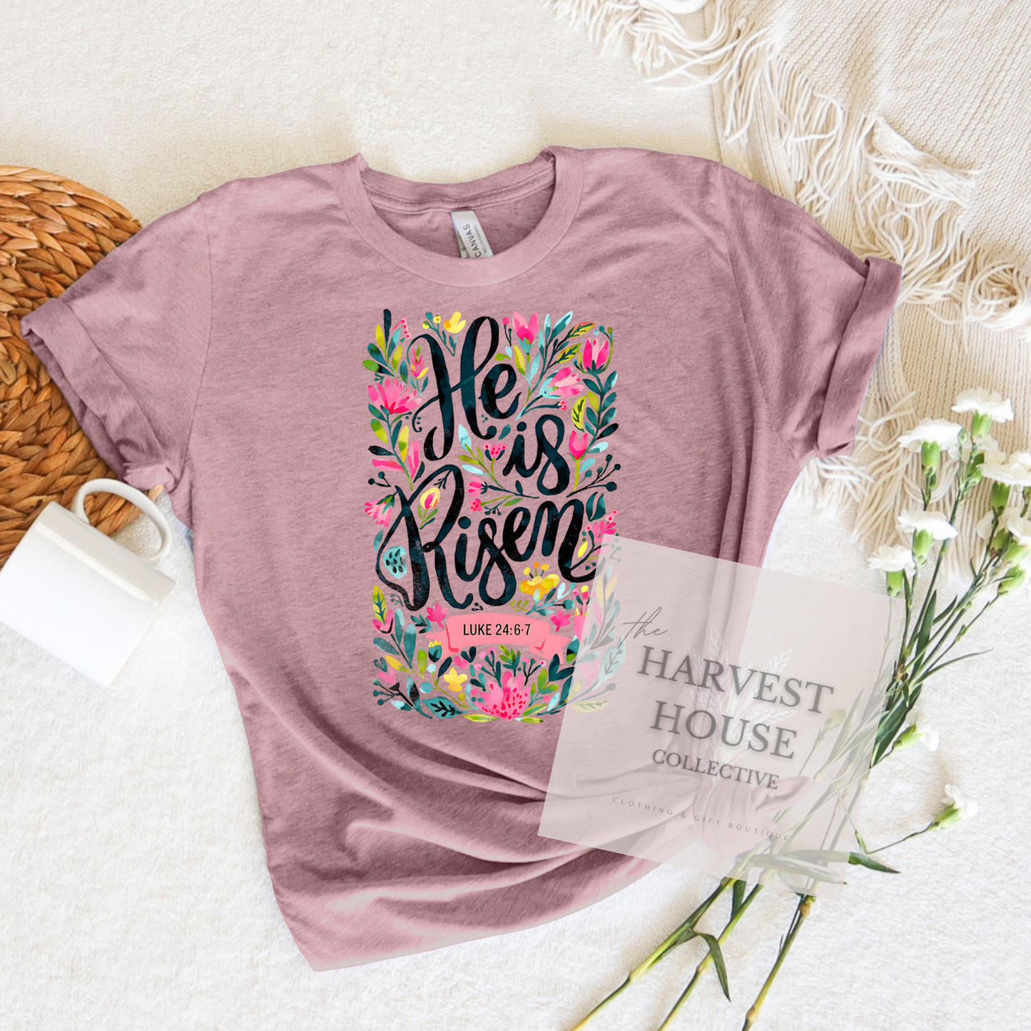 He Is Risen Tee