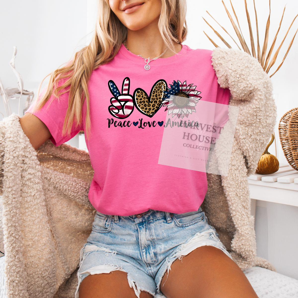 Peace Love America Shirt
