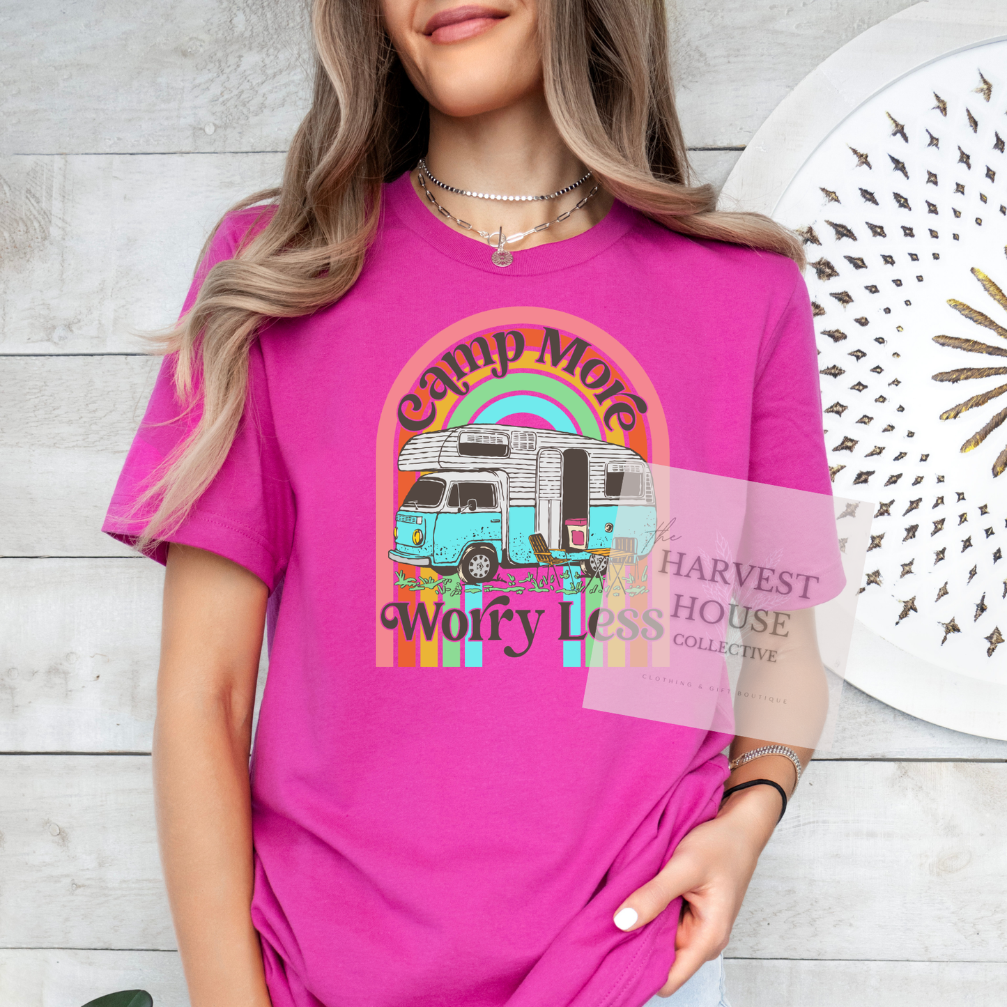 Camp More Worry Less Bella Canvas Tee