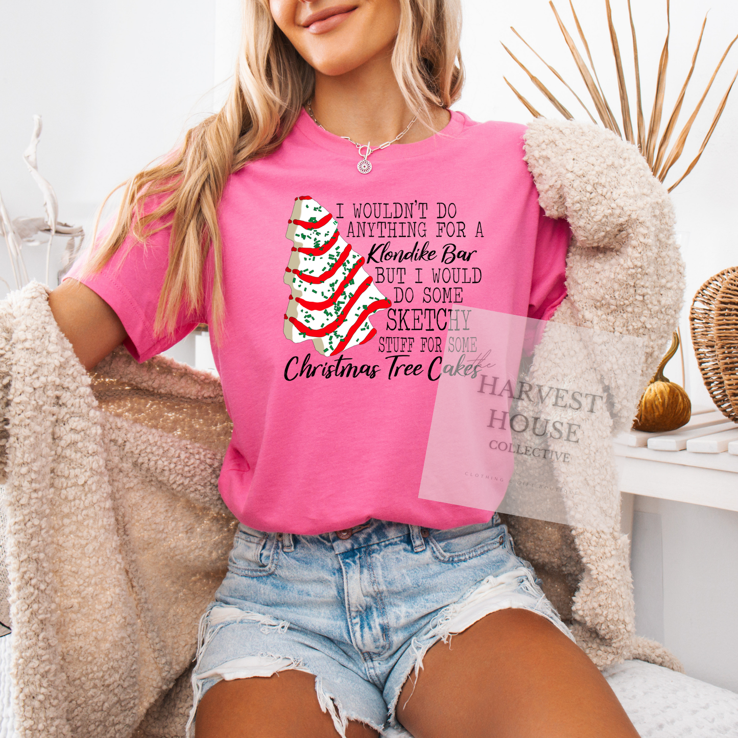 Christmas Tree Cake Bella Canvas Tee